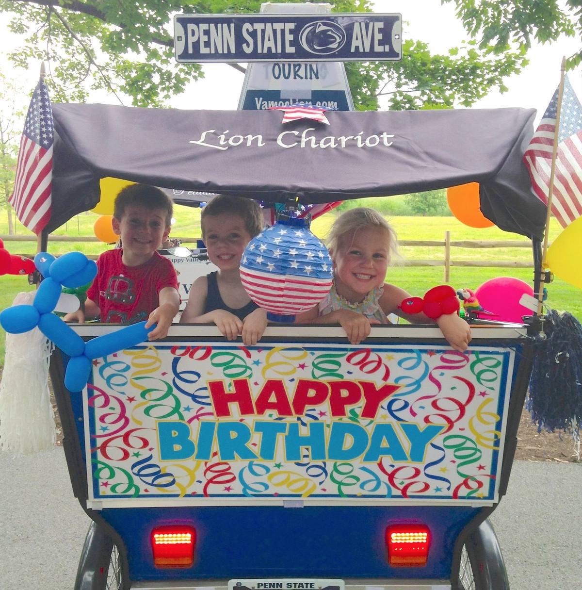 Birthdays chariot ride