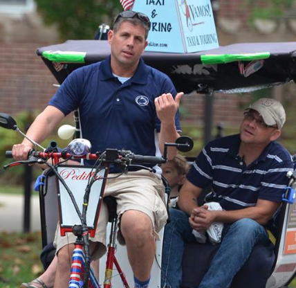 Todd in the early years of Vamos! Lion Chariot